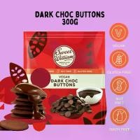 ราคา Crazyliucenghuaixiaodian Sweet William Vegan Dark Chocolate Baking Buttons | Dark Vegan Chocolate Pellets for Baking, 300g มีบริการเก็บ (1732741954914387282)