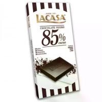 ราคา ลาคาซ่า ดาร์กช็อกโกแลตบาร์ 85% ขนาด 100 กรัม - 85% Dark Chocolate Bar 100g Lacasa brand (1733464527740306947)