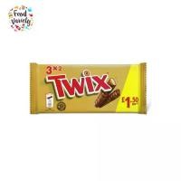 ราคา [COD] Twix Caramel & Milk Chocolate Biscuit Bars 3 Packs 120g (1733456964031251844)