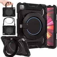 ราคา เคส iPad, สำหรับ iPad 10th Gen 2022, iPad Pro 11, iPad Air 5/Air 4/Air 3, เคสกันกระแทกสำหรับเด็ก, ขาตั้ง 360 องศา, สายคล้องไหล่, เข้ากันได้กับ iPad 9th, 8th, 7th, 6th, 5th Gen, M (1732819243150115908)