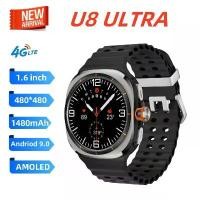 ราคา สมาร์ทวอทช์, ระบบปฏิบัติการ Android 4G, นาฬิกา U8 Ultra, รองรับการ์ด SIM 4G/5G, GPS และ WIFI, กล้องโรตารี่, การโทรทั่วโลก, หน้าจอ Amoled 128GB (1732591317065828113)