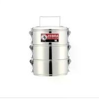 ราคา ZEBRA ปิ่นโต หัวม้าลาย ขนาด 16 ซม. 3 ชั้น รุ่น Lock (1732753031726990790)