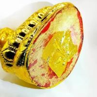 ราคา พระពុท្ធ พุทธอุปกรณ์ พระพระบัวเข็ม หรือพระอุปคุต งานไม้สักติดทอง งานแกะชาวพม่า (J78978) meditation ธัญพยาบาลไทย (1732677956880270382)