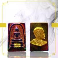 ราคา พระปทม พระปทม พระสมเด็จโต กรุวังหน้า เนื้อเหล็กไหล7สีลงรักปิดทอง หลังร.5 meditation สมรส (1732924236860393344)