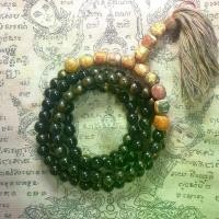 ราคา ไทยพุทธศาสนา พระពុท្ធ สร้อยประคำ 108 เม็ด​ ประคำ 10 มิล วรรณะหยกดำ​ ประคำสมเด็จม้วน​ ประคำแก้วมณีโชติ กรุวังหน้า วัดพระแก้ว สำหรับการปฎิบัติวิปัสนากรรมฐาน สวดมนต์ นั่งสมาธิ​ สมเด (1732952513771963438)