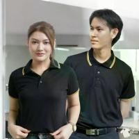 ราคา เสื้อโปโลสีดำ เสื้อคอปก แขนสั้น สีดำ ขลิบขาว-เหลือง เสื้อโปโล เสื้อโปโลแขนสั้น | DRY-TECH X1 คําแนะนําผลิตภัณฑ์ใหม่ของเดือนนี้ (1733460285001925737)