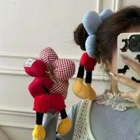 ราคา Scrunchie, การออกแบบดอกไม้ลายจุดสีแดงหัวมิกกี้สร้างสรรค์, สำหรับผู้หญิง, เหมาะสำหรับฤดูใบไม้ร่วงและฤดูหนาว, ที่คาดผมซาลาเปา, เชือกผูกผมเมาส์มิกกี้น่ารัก (1733151064540087334)