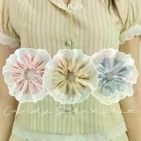 ราคา Candy scrunchie ยางมัดผมขอบลูกไม้ ขนาดใหญ่ ลายริ้ว (1733293895037060262)