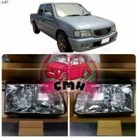 ราคา Wangyuan'Shop คุณภาพรับประกันได้ ไฟหน้าเพชร ISUZU DRAGON EYE ปี 1999-2001 คู่ ซ้าย ขวา (1733029193436529692)