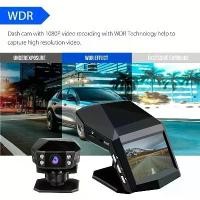 ราคา High Definition Driving Recorder, Dashboard LCD Vehicle-Mounted Video Recorder, WDR 170 ° Wide Angle, Night Vision Function, Parking Surveillance (1733442766155056765)
