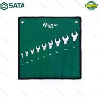 ราคา SATA ประแจแหวนข้างปากตาย ชุดประแจแหวนข้างปากตาย ชุดประแจ ประแจ 9ตัว/ชุด 9Pc. Full Polish Combination Wrench Set, S.A.E. (1732926077713745047)
