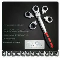 ราคา 8-Piece/13-Piece Interchangeable Head Ratchet Socket Wrench Set, Flexible Head Combination Wrench Set, Adjustable Head Ratchet Wrench Set, Quick Wrench Set, Chrome Vanadium Steel (1733173872624436835)
