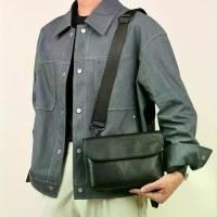 ราคา Trendy Brand Versatile Small Bag Ins Soft Leather Crossbody Cool Small Men's Bag Trendy Single Shoulder Tiger Head Bag Crossbody Soft Leather Chest Bag (1733305408257885882)