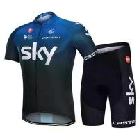 ราคา Tour de France SKY ชุดเสื้อปั่นจักรยาน, ขายร้อน, ชุดฤดูร้อน, ระบายอากาศได้, แขนสั้น, เหมาะสำหรับกีฬา, ชุดจักรยานเสือหมอบ, มาใหม่ (1732914204135163818)