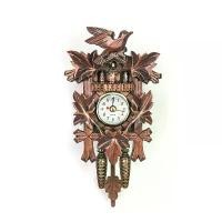 ราคา In Stock Wall Clock Cuckoo Bird Cuckoo Alarm Clock Nordic Retro Clock Wooden Living Room Clock Battery Electronic (1733242676255884616)