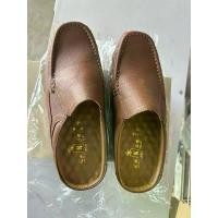 ราคา รองเท้าหนังเปิดส้น ผู้ชาย สีน้ำตาล ทรงสวย เบอร์ 45 (มือสอง) made in thailand (1733247832873534937)