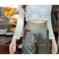 ราคา Luk Pa Thai กางเกงขายาวผ้าไหมไทย ลายไทย ทรงขี่ม้า จ๊อกกี้ ขนาด S-XL ราคาปลีก-ส่ง พร้อมส่งที่รวดเร็ว (1733383911887505343)