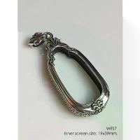 ราคา WES7Whitebrass Wessuwan amulet casing 19x39mm กรอบพระไวท์บราส สำหรับท้าวเวสสุวรรณ หรือพระลอยองค์ (1733227862559262617)