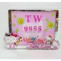 ราคา [COD] [tiktok]PA กรอบป้ายทะเบียนรถจักรยานยนต์ ลายคิตตี้ (1733383537789666690)