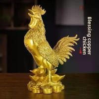 ราคา Auspicious Brass Rooster Ornament Good Luck Home Decor Feng Shui for Protection & Fortune Living Room Desk Christmas Housewarming Gift Must Have หิน พญานาค ตะกรุด สมเด็จโต สมเด (1733443621358699581)