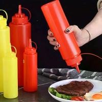 ราคา ขวดเครื่องปรุงบีบ ชุด 2 ชิ้น (เหลือง+แดง) 8.45oz ฝาปิดแบบกด เหมาะสำหรับซอสมะเขือเทศ มัสตาร์ด รสวาซาบิ น้ำมันมะกอก อุปกรณ์ครัว Gadget ครัว (1732951628439192942)