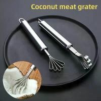 ราคา Stainless Steel Coconut Scraper Manual Grater Tool for Shredding Coconut Meat & Making Fresh Coconut Flakes Efficient Kitchen Gadget (1733273865949317081)