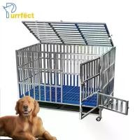 ราคา กรง สแตนเลส 304 กรงสัตว์เลี้ยงขนาดใหญ่（125*110cm）กรงสแตนเลส กรงสุนัขพับได้ กรงสุนัข คอกกรงสัตว์เลี้ยง dog cages crates (1733001801675343510)