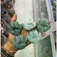 ราคา จี้แกะสลัก ปลาคู่หยกเจไดต์ Double Fish Jade Charm แนะนำ (1733220422138103515)