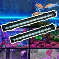 ราคา [COD] Fish Tank LED Bubble Light Aquarium Led Submersible Light Fish Tank Waterproof Color Light with Remote Control Aquarium Lighting (1733212288156664981)