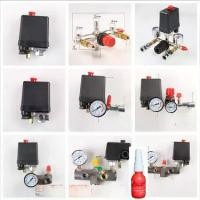 ราคา Silent Oil-Free Air Pump Accessories Air Compressor Switch Assembly Pressure Control Outlet Six-Way Bama Bracket Free Shipping (1733061939344934438)