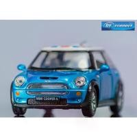 ราคา CODโมเดลรถเหล็ก โมเดลรถมินิคูเปอร์ เอส โมเดลรถคลาสสิค หลังคาลาย ธงชาติอังกฤษ รถจำลอง รถโบราณ รถเต่า เหมือนจริง ของเล่น ของสะสม สี ฟ้า ด้าน KINSMART Scale 1: 28 Classic Car Model (1732839851307074919)