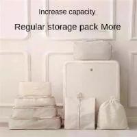 ราคา [Extra Large Capacity]Travel Storage Bag, Luggage Case, Clothing Organizer Bag, Shoes, Underwear, Underpants Storage, Travel Clothes, Separate Packing, Maternity Bag, Clothes Bag. (1733318577709024953