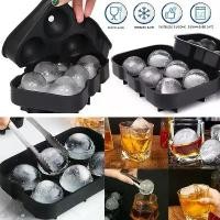 ราคา Wholesale Ice Cube Silicone Ice Cube Tray Big Ice Cube Mold Reusable Ice Mold Ball for Whiskey Ice Mould 4/6/8 Grid Ice Ball [COD] (1733450566504711575)