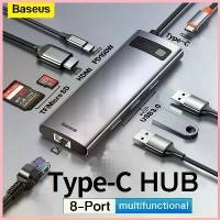 ราคา Baseus อะแดปเตอร์ 6in1 8in1 11in1 Type C HUB อุปกรณ์เสริมคอมพิวเตอร์ อุปกรณ์เชื่อมต่อ Adapter จัดส่งจากกทม (1732969255605077663)