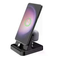 ราคา สถานีชาร์จ 2-in-1 เหมาะสำหรับโทรศัพท์และหูฟัง เข้ากันได้กับ Samsung Galaxy Ultra/S24/S24+/S23/S23+/S22/S21/S20/S20+/S10/S10+/S9/S9 Plus/S8/S10+, Note 20/10/9/8, Galaxy Buds 2 Pro (1733160507339736588)