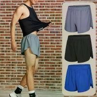 ราคา [เก็บเงินปลายทาง] กางเกงขาสั้นวิ่ง มาราธอนระดับมืออาชีพ กรีฑาแบบสามจุด สำหรับออกกำลังกายและฟิตเนส กางเกง บาส jordan xyz กางเกง บาส volleyball shorts (1733225598559553204)