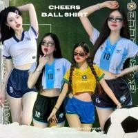 ราคา [พร้อมส่งจากไทย] namsap ZUZA Ball Set ชุดเซ็ท เชียร์บอล ผู้หญิง | เสื้อครอป+กางเกง เนื้อผ้าไมโครฯเรียบ นุ่มลื่น ใส่สบาย (1732609911462921969)