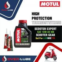 ราคา เซตน้ำมันเครื่อง Motul Scooter Expert LE 4T 10W-40 สำหรับ LAMBRETTA V125 , V200 สังเคราะห์แท้ 100% (1732989098331112476)