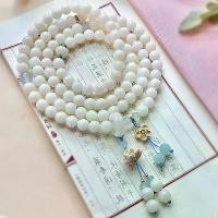 ราคา สร้อยข้อมือโพธิ์ธรรมชาติ 108 ชิ้น ลูกปัดหยกขาวกลม ดีไซน์สร้อยสเวตเตอร์ สายสะพายข้าง สร้อยลูกประคำโพธิ์ งานฝีมือ ขายส่ง (1733424424419296528)
