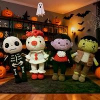 ราคา ชุดทำตุ๊กตาโครเชต์ DIY ครบชุด 4 ชิ้น พร้อมเส้นด้ายสี ใช้คำแนะนำทีละขั้นตอนและลวดลายพิมพ์ล่วงหน้า รวมตะขอ ผ้า และตุ๊กตาทำเอง เหมาะสำหรับงานแต่งงาน เครื่องรางกระเป๋า การทำตุ๊กตา งา (1732963905852245112)