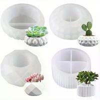 ราคา แม่พิมพ์ซิลิโคน 4 ชิ้น สำหรับทำกระถางต้นไม้ งานฝีมือ DIY แม่พิมพ์เรซินหล่อเรขาคณิต แม่พิมพ์กระถางดอกไม้เรซินอีพ็อกซี่ เหมาะสำหรับคอนกรีต ปูน และแม่พิมพ์กระถางซีเมนต์ทำมือ อุปกรณ์ (1732806348378441146)