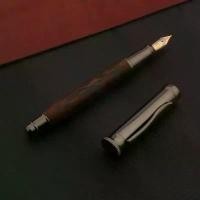 ราคา ปากกาหมึกซึมไม้ 1 ชิ้น ลายหนังเสือ สีเทาปืน เครื่องเขียน สำหรับสำนักงานและโรงเรียน ปากกาหมึกใหม่ (1733462589508061141)