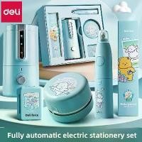 ราคา ชุดเครื่องเขียนไฟฟ้า เหมาะสำหรับเป็นของขวัญวันเกิดเด็ก อุปกรณ์การเรียนรู้สำหรับนักเรียน รวมเครื่องเหลาดินสอ เครื่องเขียน ยางลบ และดินสอ ยางลบลบปากกา ยางลบอัตโนมัติ อุปกรณ์ การเรียน (173231910234118733