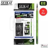 ราคา สินค้าแนะนำ ขายร้อน ยกกล่อง 12 ด้าม SEIKAI SE2800-EE ดินสอ EE ดินสอเกรด Artist สเก็ตซ์ อาร์ทติสเกรด ความเข้มสูง เซไค (1732778844057535847)