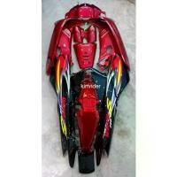 ราคา ชุดสี เฟรม กาบ รถ ฮอนด้า เวฟ 100 /110s และ ตัวเก่า ดิส ดรั้ม ครบคัน 13 ชิ้น รถปี 2003 สีแดงแก้วท้ายดำ สติกเกอร์110 (1733417652147553871)