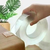 ราคา เทปกาวสองหน้า โปร่งใส เทปนาโน กันน้ำ สติ๊กเกอร์ติดผนัง ใช้ซ้ำได้ ทนความร้อน เหมาะสำหรับห้องน้ำและของตกแต่งบ้าน เทป (1732716460307743786)