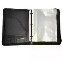 ราคา แฟ้มใส่เอกสาร A4 หนัง มัลติฟังก์ชั่น รีฟิลได้ แฟ้ม 3 ห่วง พร้อมกระเป๋า 8 ช่อง ที่ใส่เอกสาร มีซิป แฟ้มใส่เอกสาร (1732744639774557716)