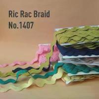 ราคา MOMOTARA No.1407 Ric Rac Braid เทปซิกแซก เทปถัก ซิกแซก ขนาด 4 CM ยาว 18 หลา เทป ริบบิ้น วัสดุตกแต่ง diy งานฝีมือ คําแนะนําผลิตภัณฑ์ใหม่ของเดือนนี้ แฟ้ม เสนอ เซ็น เอกสาร (1733005379279422529)