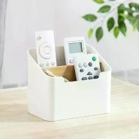 ราคา กล่องเก็บของบนโต๊ะทำงานพร้อมที่วางรีโมท ความจุเหมาะสำหรับโต๊ะทำงาน อุปกรณ์สำนักงาน และของใช้ในบ้าน (1733225298167825740)