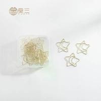 ราคา คลิปหนีบกระดาษรูปดาวห้าแฉก อุปกรณ์สำนักงาน คลิปหนีบกระดาษน่ารัก สีสันสดใส กล่องเก็บคลิปหนีบกระดาษ คลิปหนีบกระดาษสีทองสนุก คลิปหนีบกระดาษสแตนเลสแบบไม่สม่ำเสมอ (1733375565346866482)